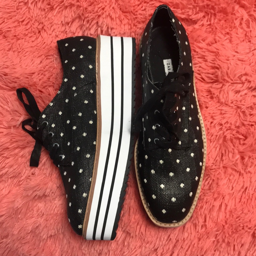 Polka dot shoes